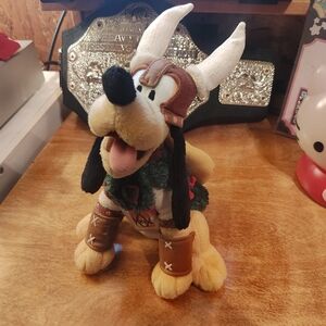 Disney park exclusive Viking Pluto plush 10in